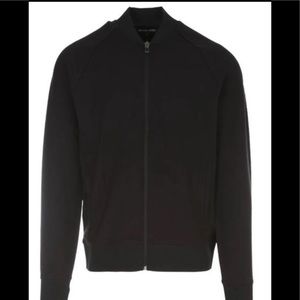 Authentic Men's MICHAEL KORS ZIP-UP BOMBER JACKET (Black) Size Medium